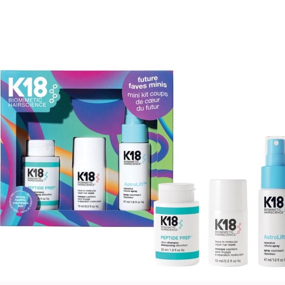 K18 Biomimetic Hairscience Mini Kit - Blue and White - Picture 1 of 1